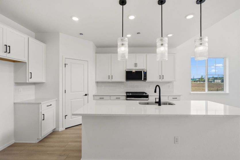 Spacious Kitchen Island