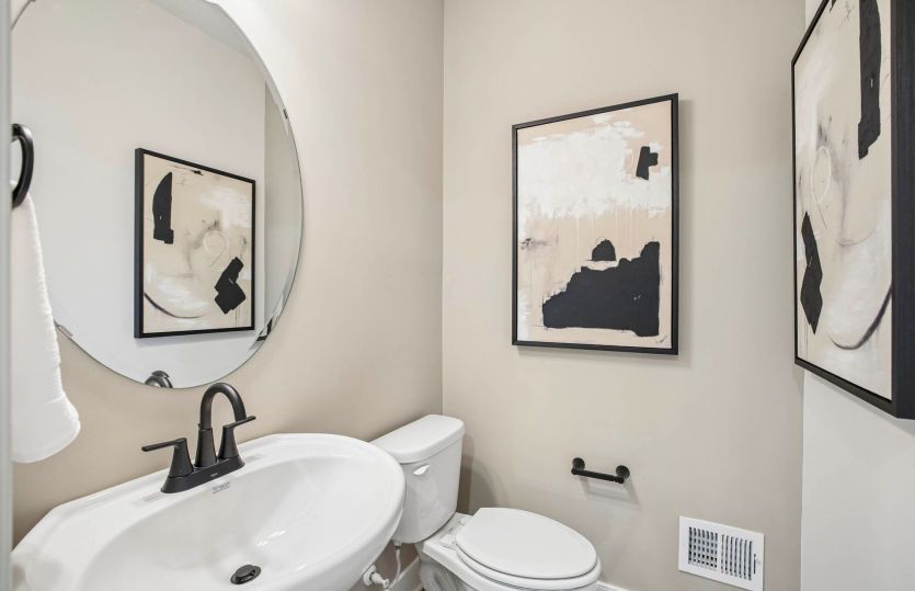 Powder Room on Main Level