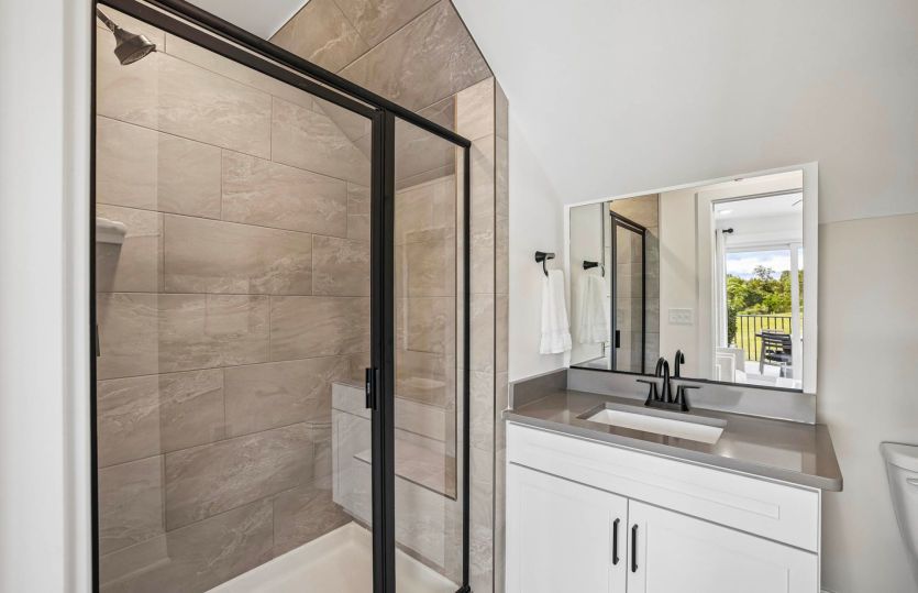 Optional Loft Bath with Shower and Seat