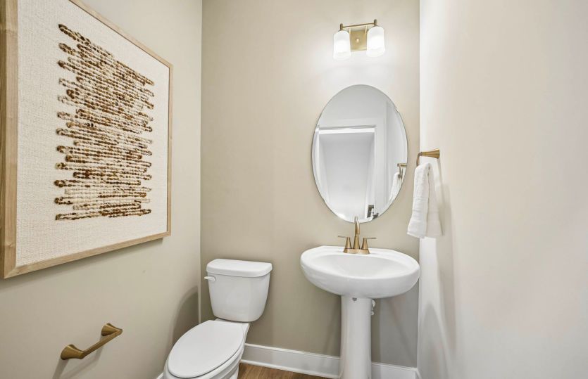Powder Room on Main Level