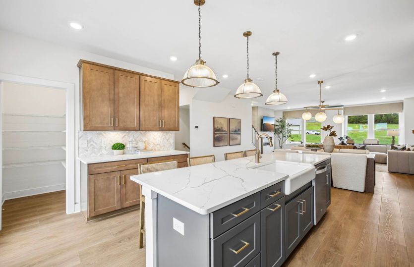Kitchen with Optional Additional Cabinets