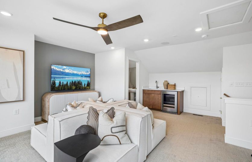 Loft with Optional Beverage Center