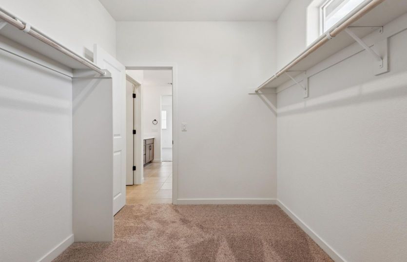 Owner's walk-in closet