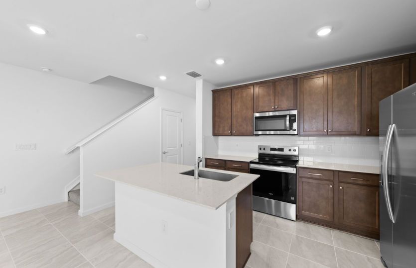 Kitchen featuring stainless steel appliances
