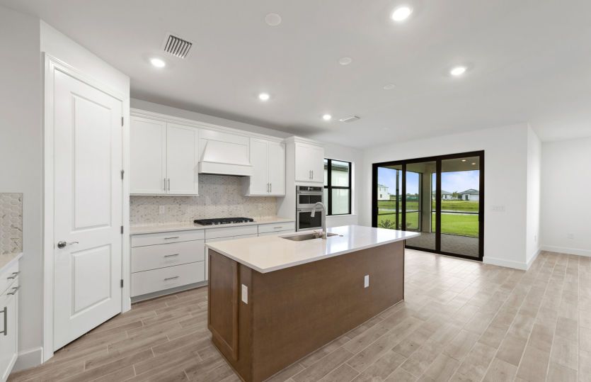 Chef-inspired kitchen with designer finishes