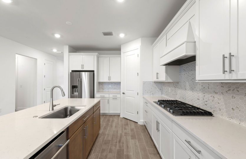 Chef-inspired kitchen with designer finishes