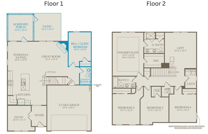 Floor Plan Level 1 & Level 2