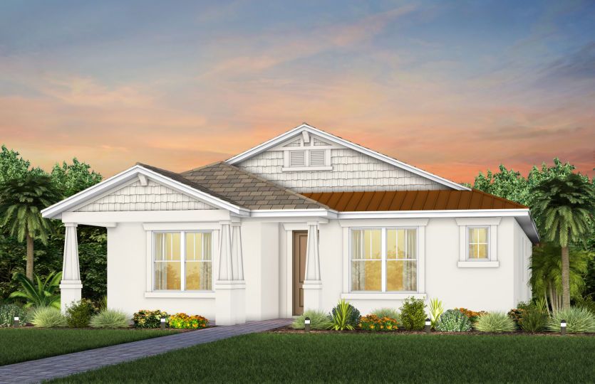 Exterior C2A in Craftsman Snowbound