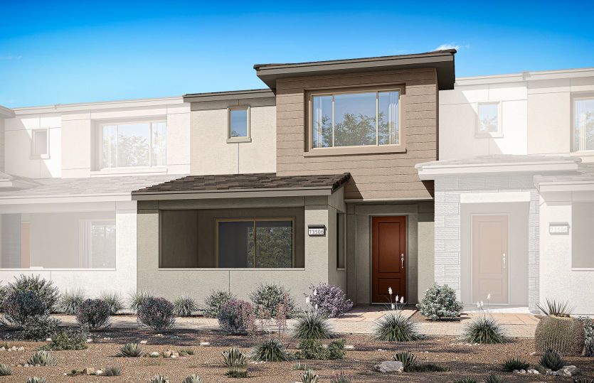 Cornwall 4-Plex, Elevation A