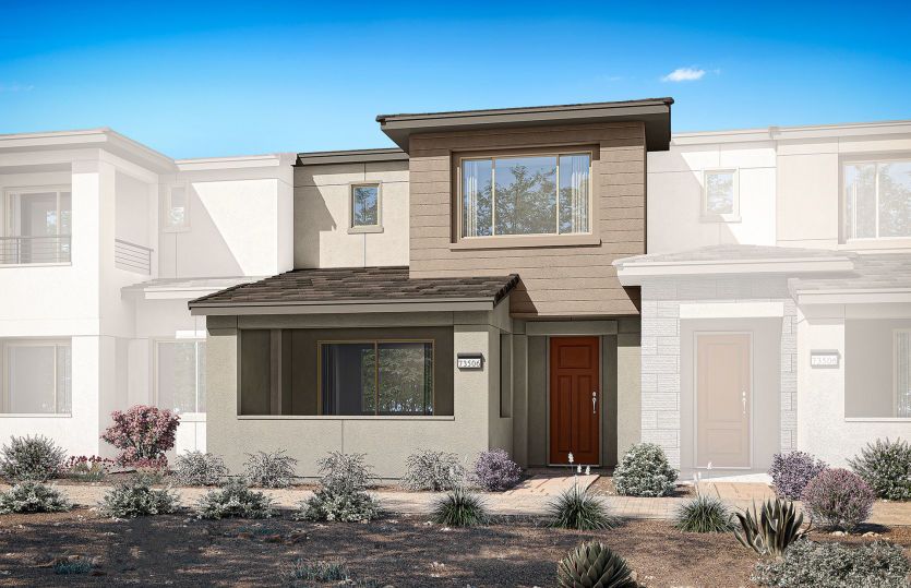 Cornwall 6-Plex, Elevation A