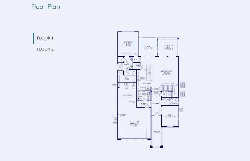 Prato Floor Plan, Quick Move-In Home, Floor 1