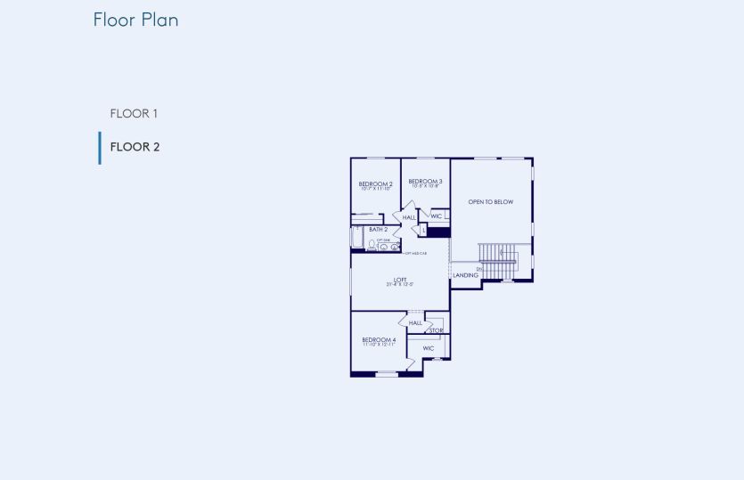 Prato Floor Plan, Quick Move-In Home, Floor 2