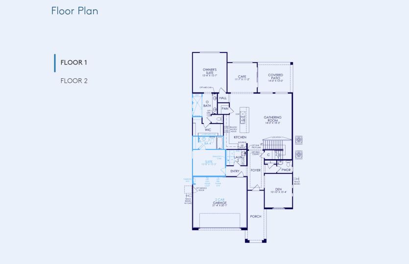 Prato Floor Plan, Quick Move-In Home, Floor 1