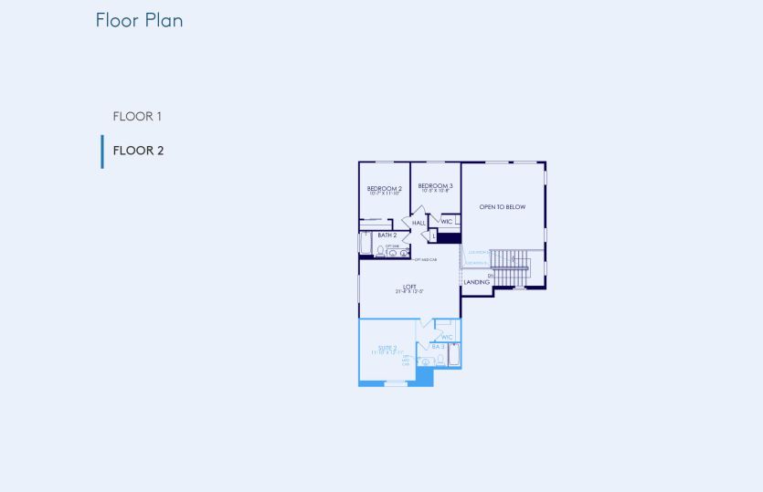 Prato Floor Plan, Quick Move-In Home, Floor 2