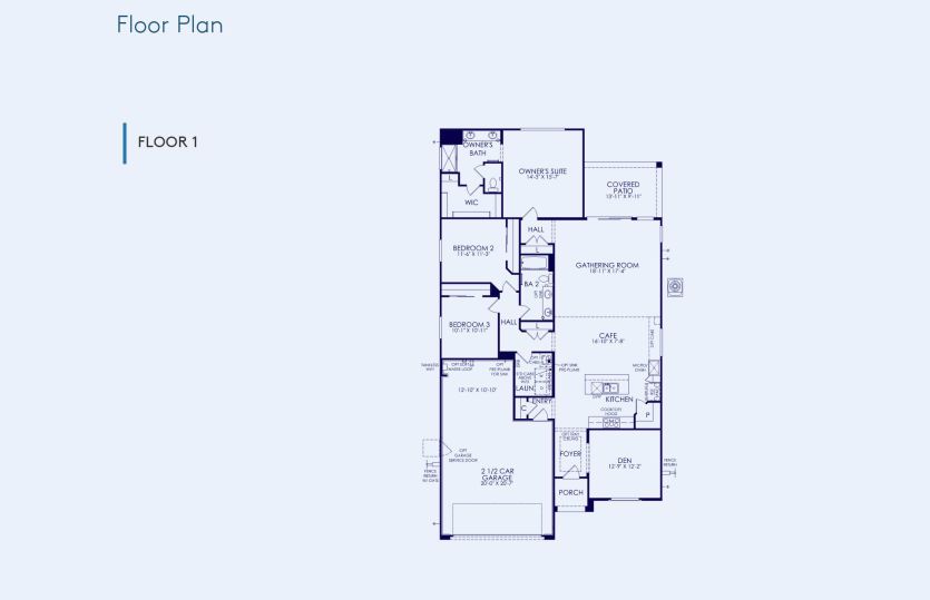Barletta Floor Plan, Quick Move-In Home, Floor 1