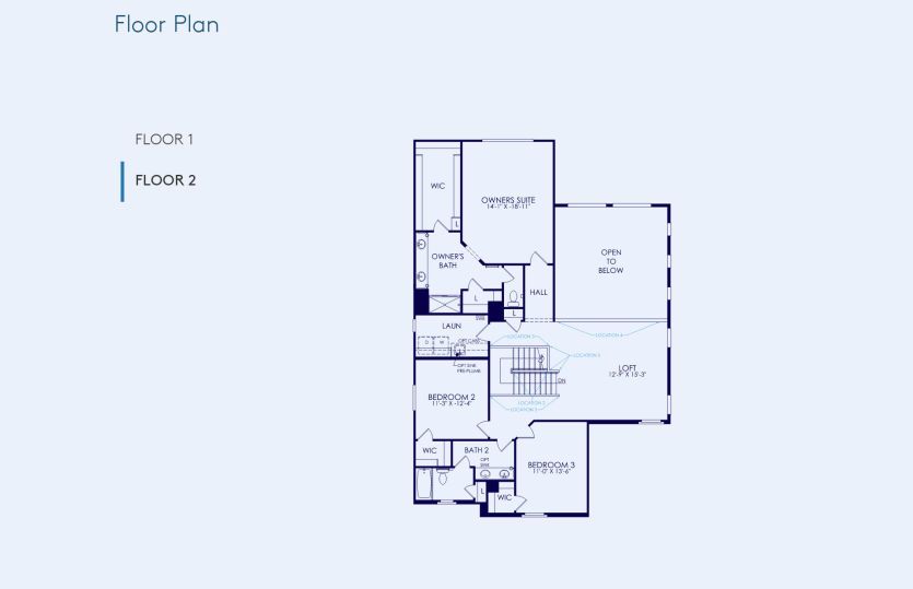 Casoria Floor Plan, Quick Move-In Home, Floor 2