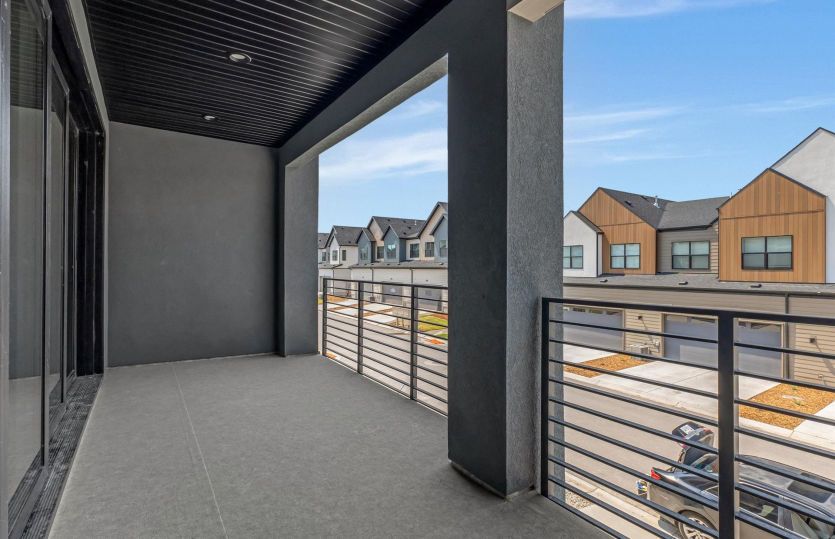 Large Covered Balcony