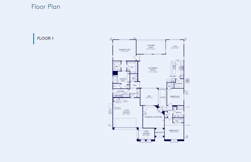 Voyage Floor Plan, Quick Move-In Home, Floor 1