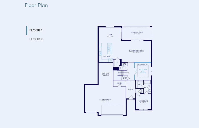 Yorkshire Floor Plan, Quick Move-In Home, Floor 1