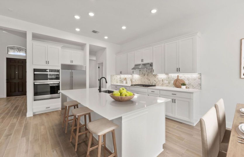 Modern kitchen design with stylish finishes.
