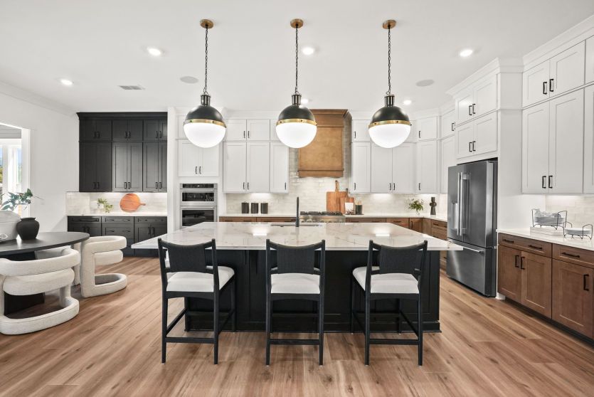 Large Kitchen with an Island