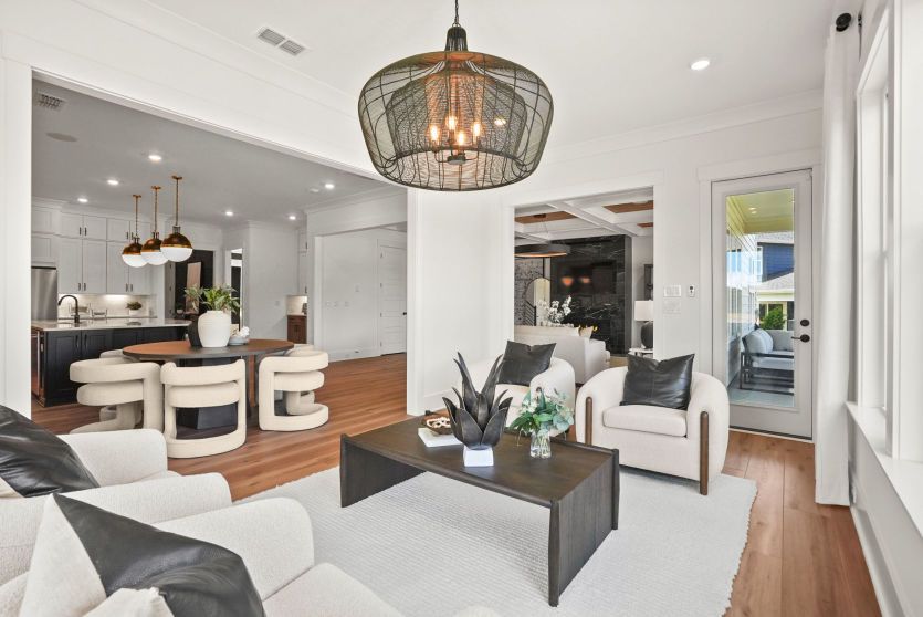 Stunning Sunroom Seating Area