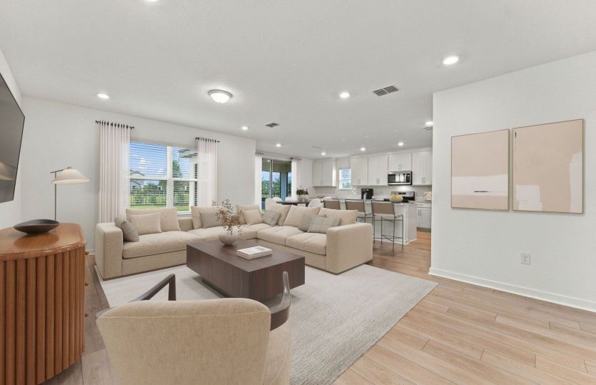 Virtually Staged - Open Gathering Room