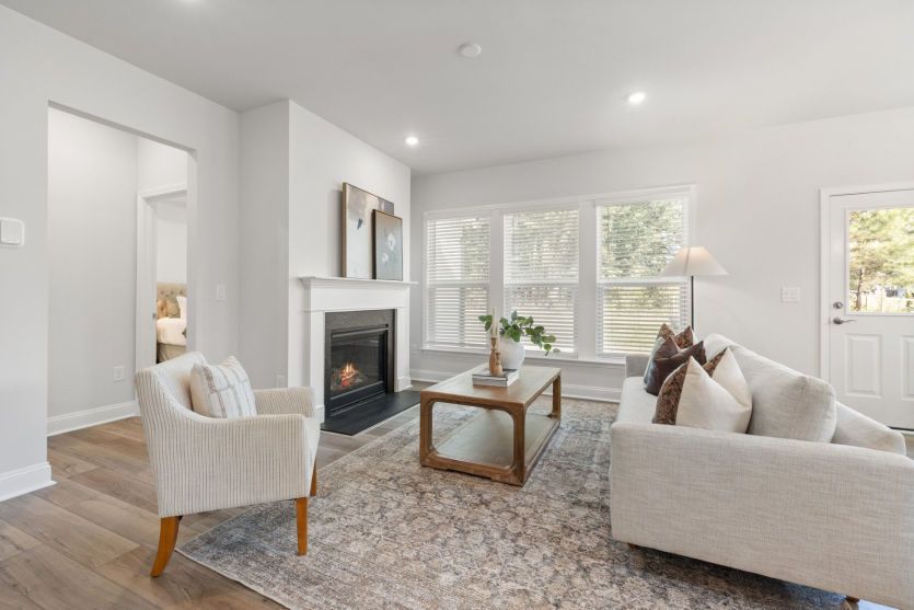 Stonebrook #23 - Gathering Room boosts Fireplace for Cozy Nights