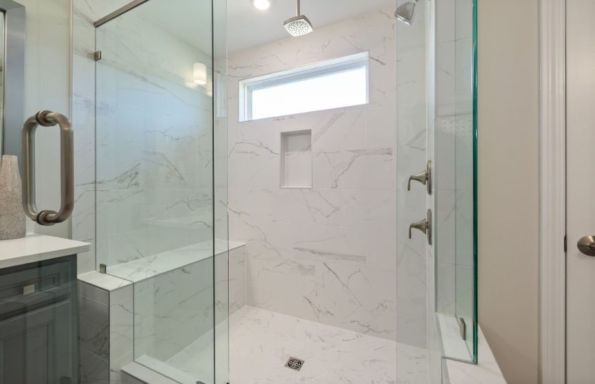 Owner's Bath Glass Shower