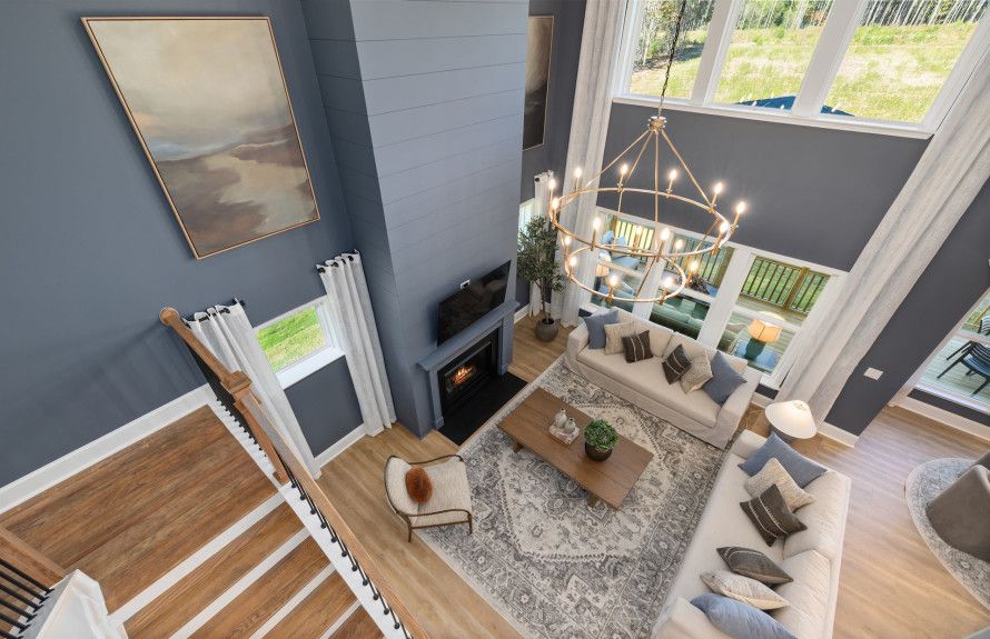 Two Story Gathering Area