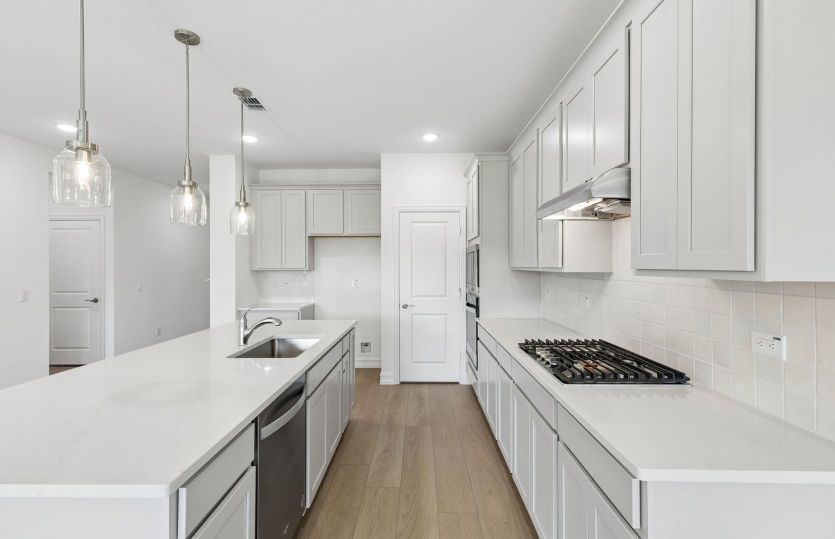 Abundant cabinet space available