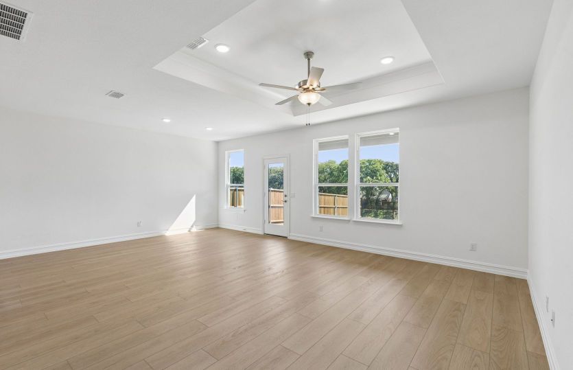 Large windows and natural light throughout