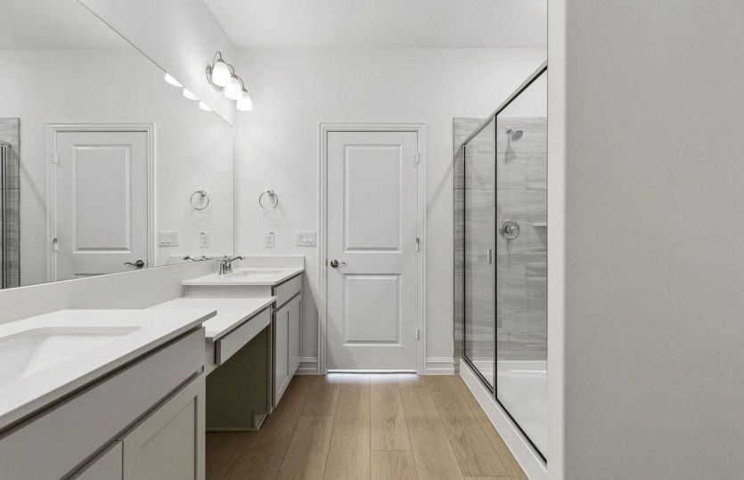 Beautiful shower in primary bath