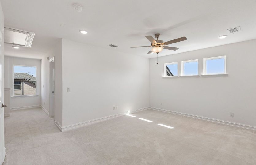 Spacious loft on second level