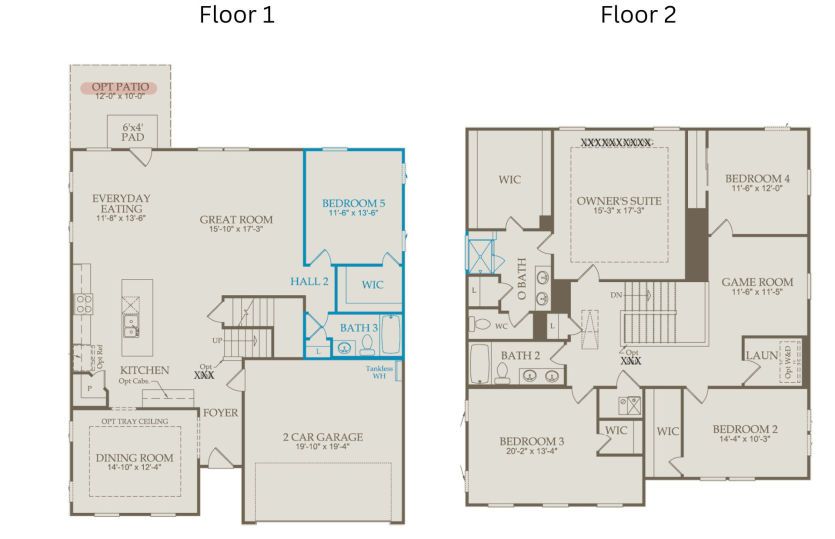 Floor Plan Level 1 & Level 2