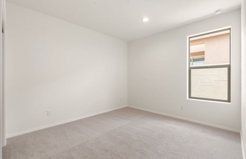 Naturally lit secondary bedroom