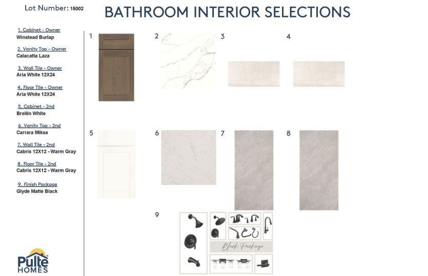 Bathroom Interior Selections