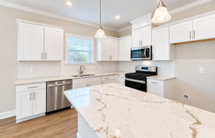 Stylish kitchen with a thoughtful, functional layout.