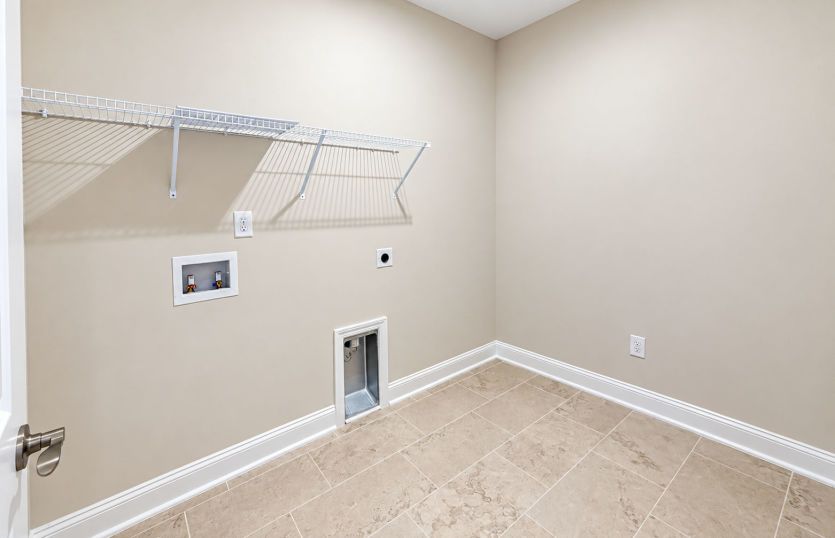 Practical laundry room for easy everyday living.