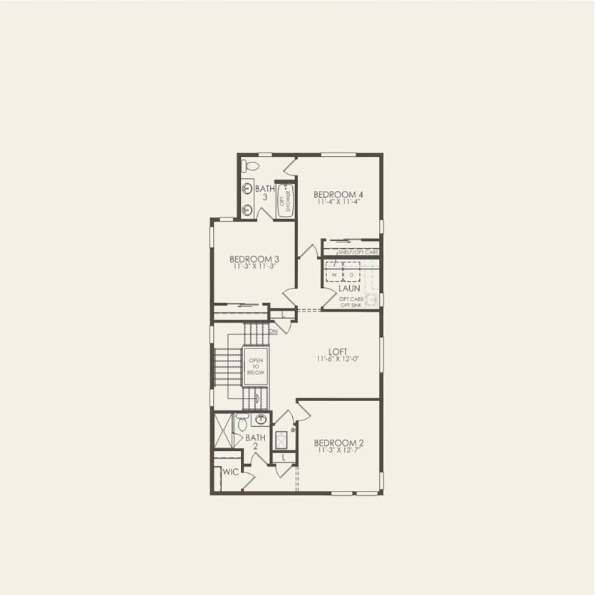 Third Floor 4 br / 3.5 ba