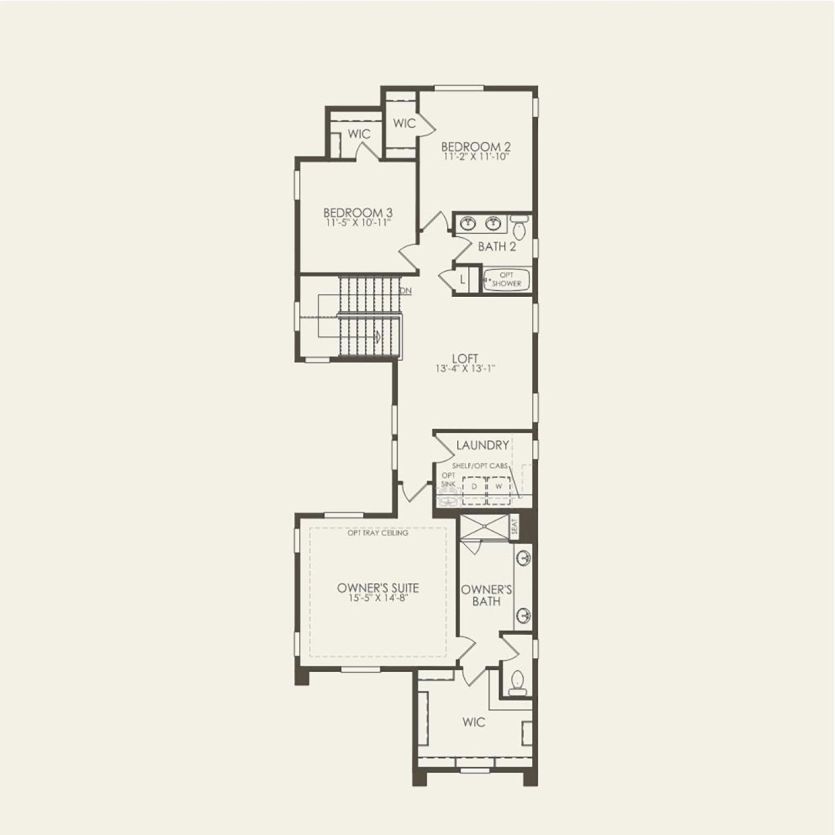 Third Floor 4 br / 3.5 ba