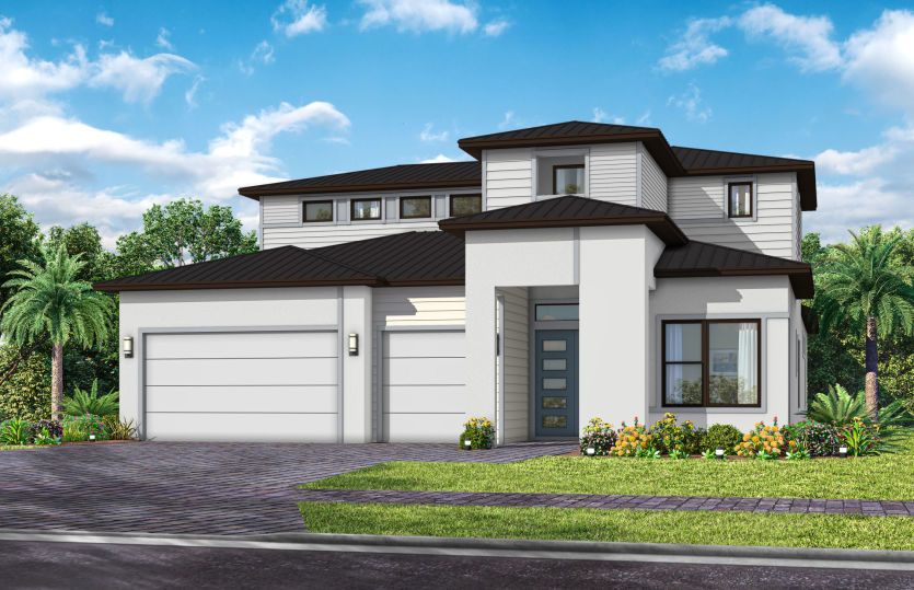 Exterior MD3 with metal roof option