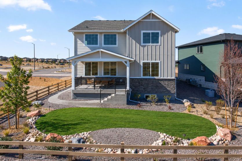 Back Exterior with Covered Patio