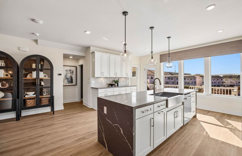 Gourmet Kitchen with an Abundance of Natural Light
