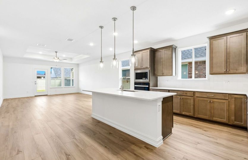 Open concept plan throughout home