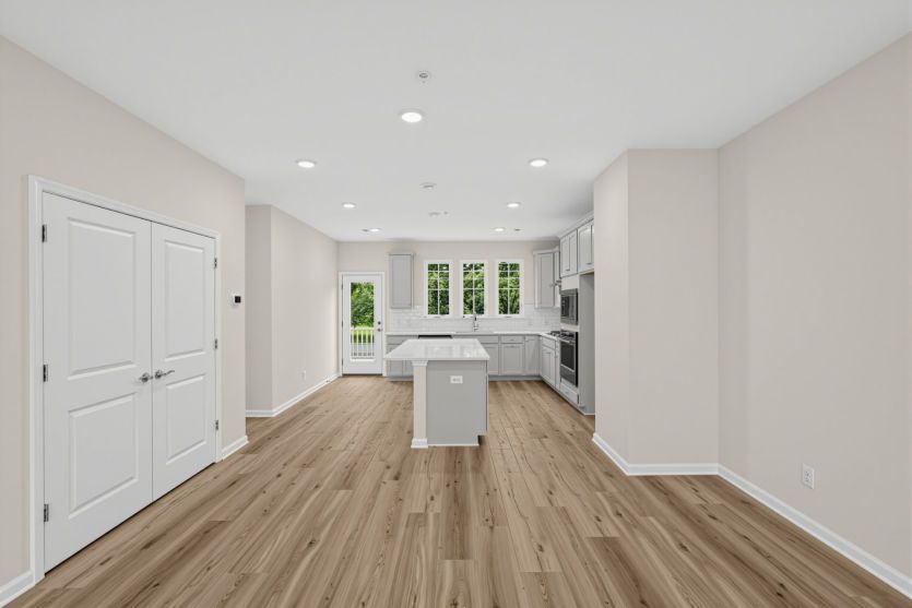 Open concept layout