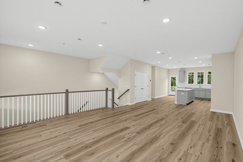 Open concept layout