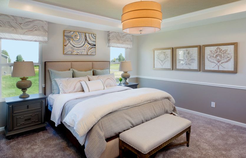 Owner's Suite with Tray Ceiling and Private Bath