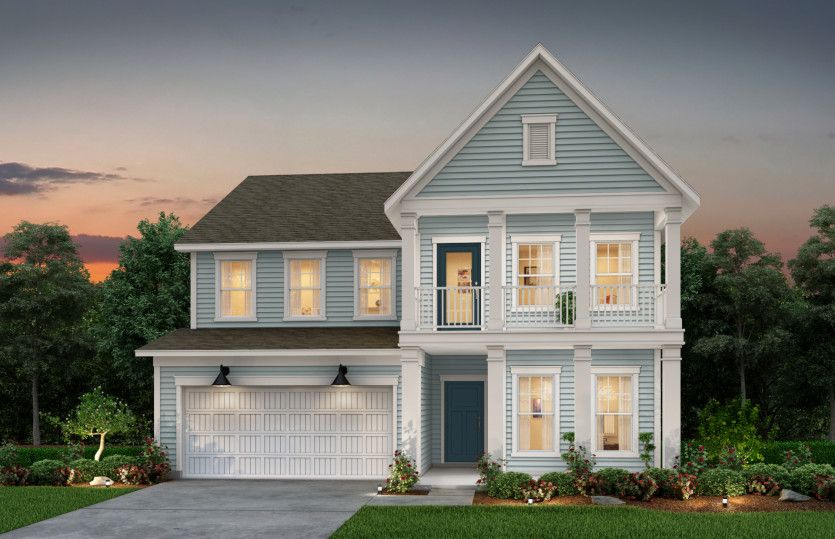 Continental Exterior 26 with a  large second floor porch.