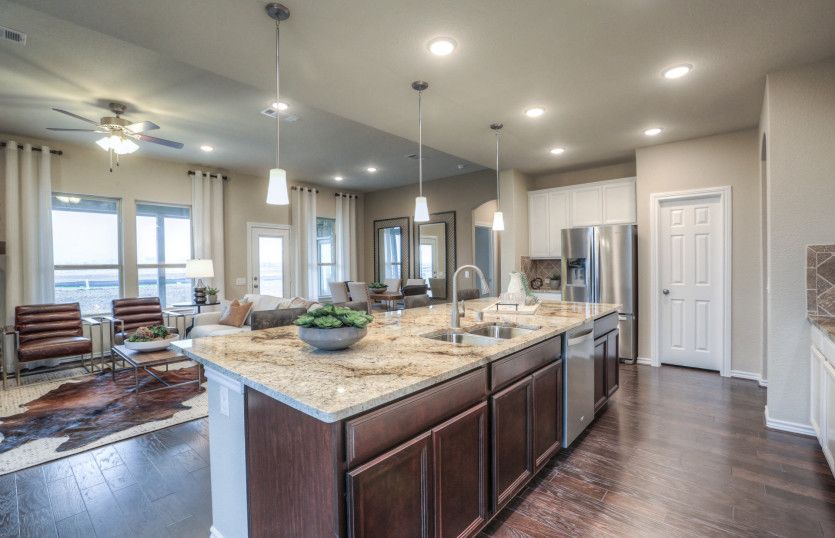 Open concept throughout main living areas